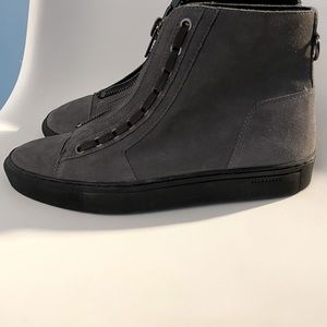 All Saints Tracker High Top Charcoal Grey. Size 10 US 43 EU Brand New